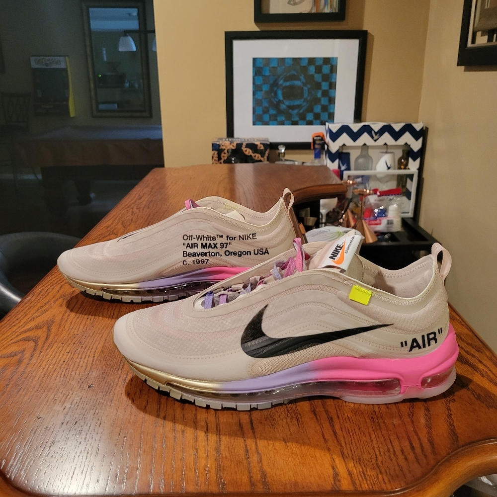 Serena Williams off-white Air Max 97 - Size 10.5 - Picture 1 of 6